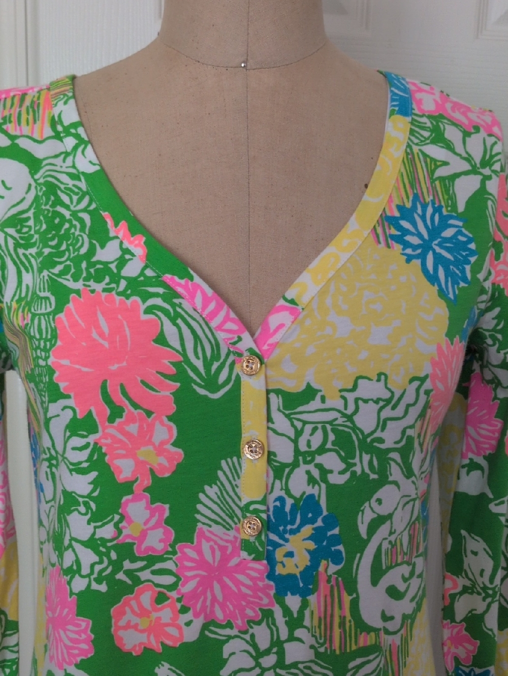 Lilly Pulitzer Palmetto Dress Size M - Picture 3 of 7